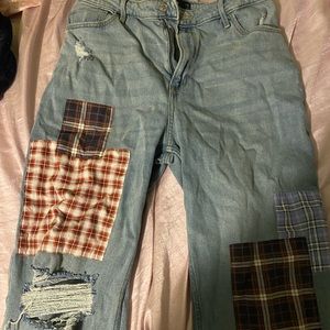 Hollister Patchwork Jeans